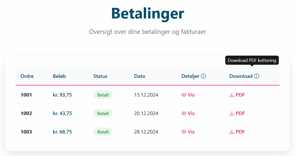 Betalinger